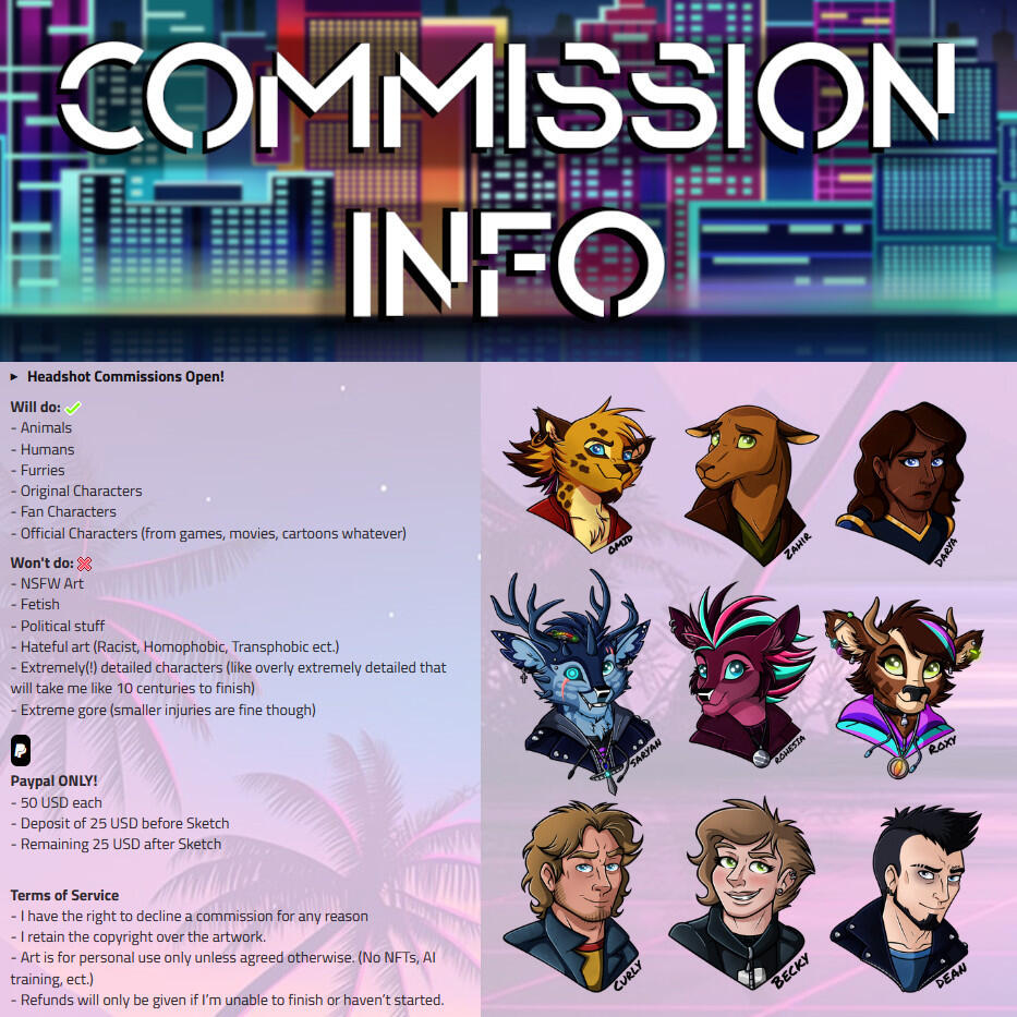 Commission Info